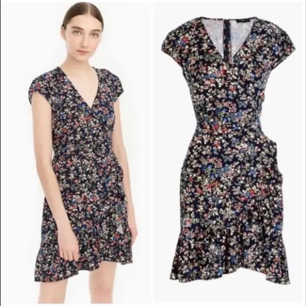 J.CREW floral mini sundress